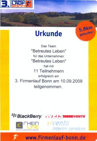 UrkundeFirmenlauf2009